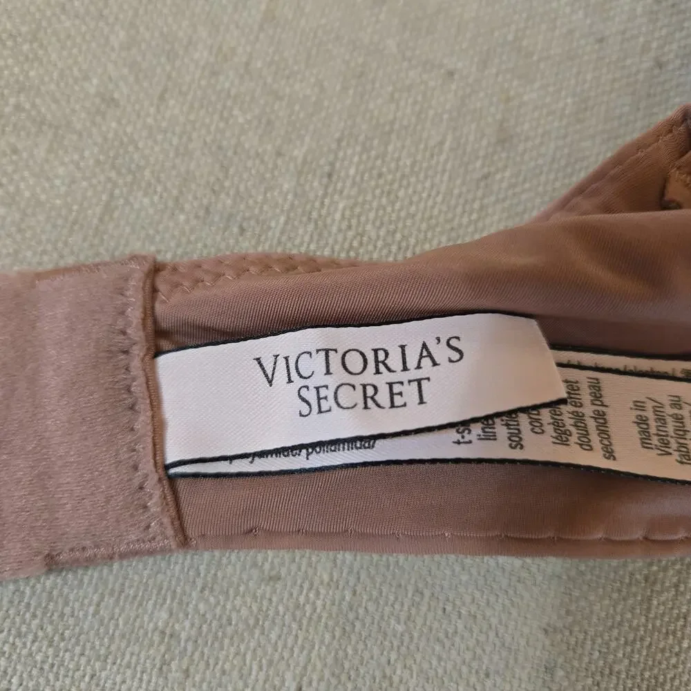 Victorias Secret T-Shirt Lightly Lined Demi Bra Pink Size 36D